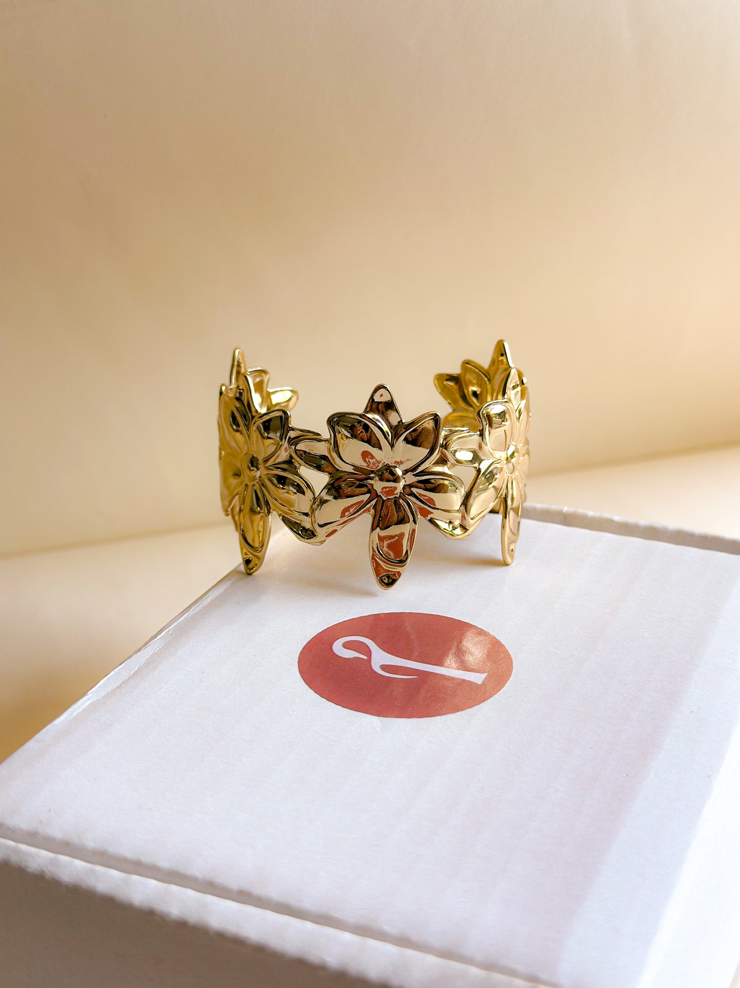 Golden Bloom Cuff