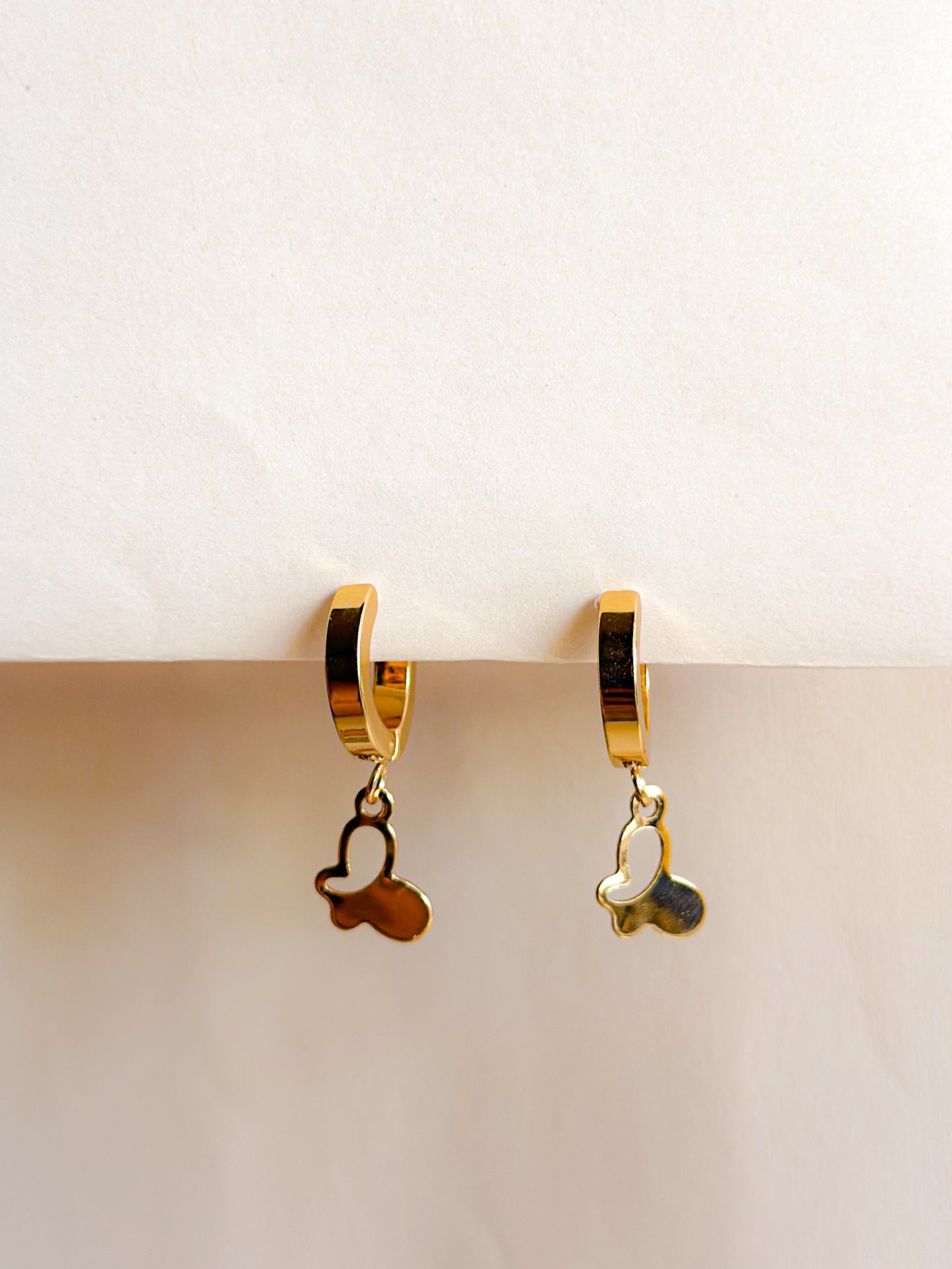 Golden Floret Hoops