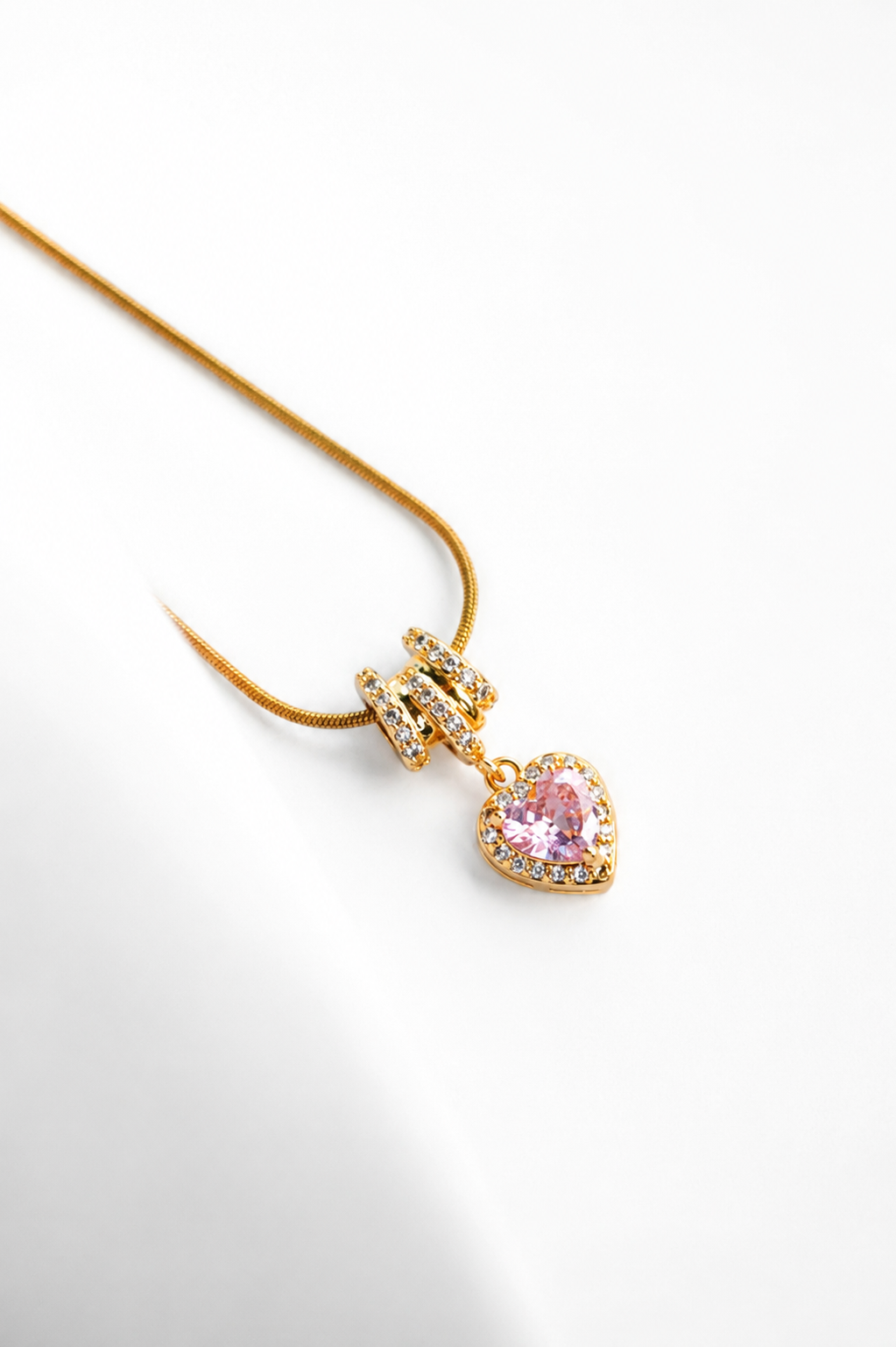 Blush Heart Necklace