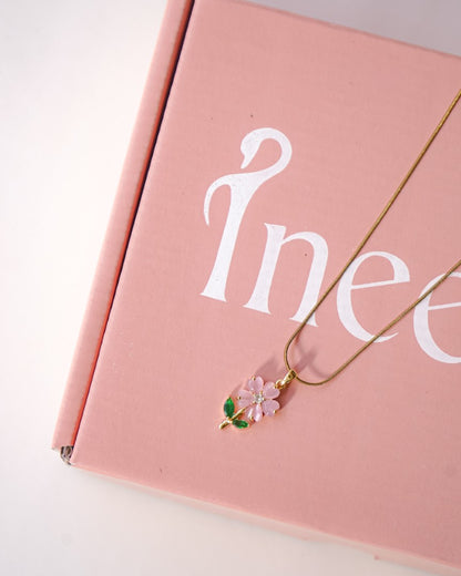 Pink Blossom Necklace