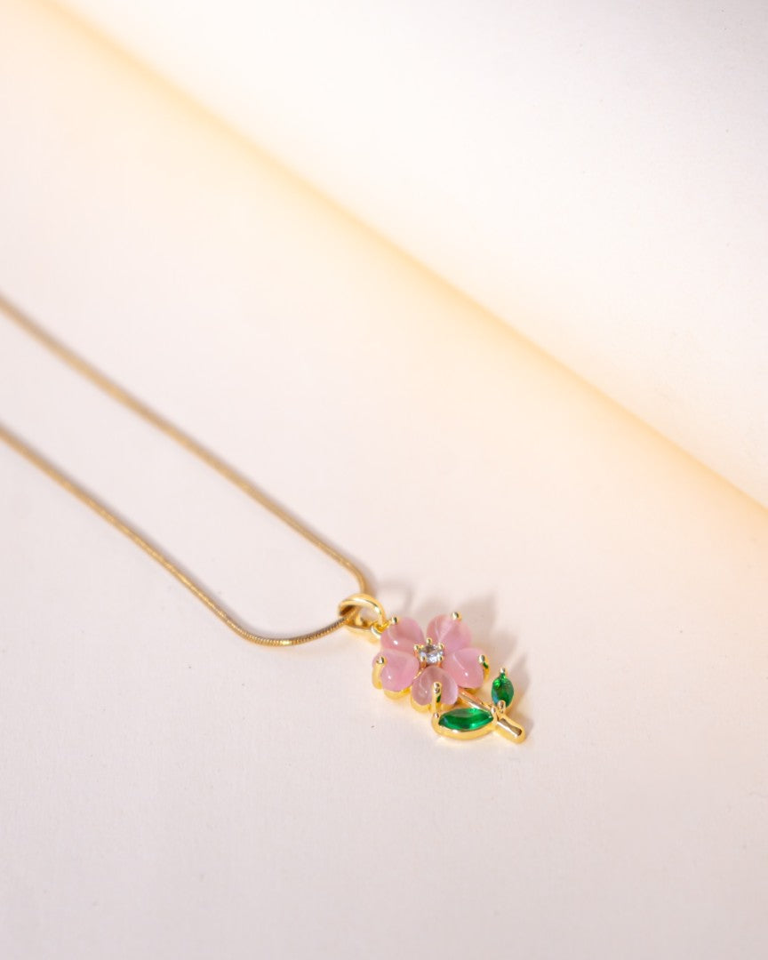 Pink Blossom Necklace