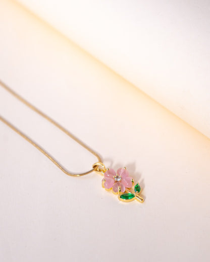 Pink Blossom Necklace