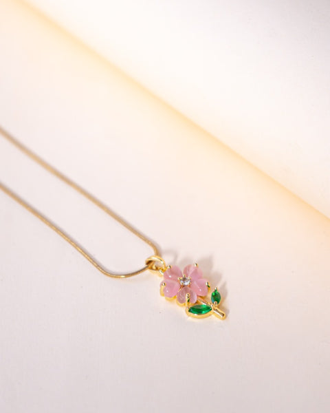 Pink Blossom Necklace