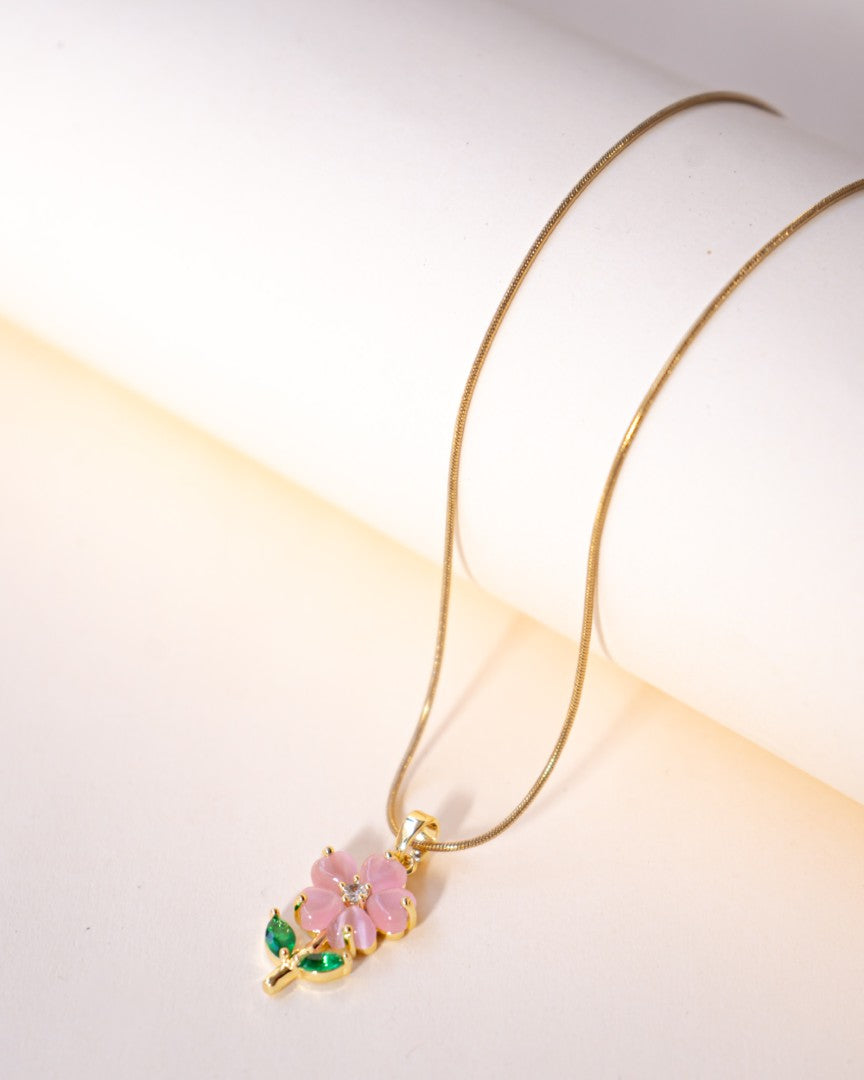 Pink Blossom Necklace