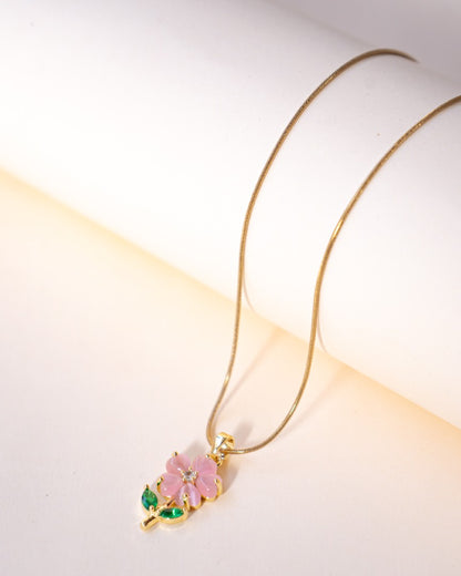 Pink Blossom Necklace