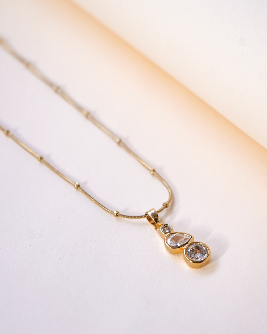 Crystal Cascade Necklace