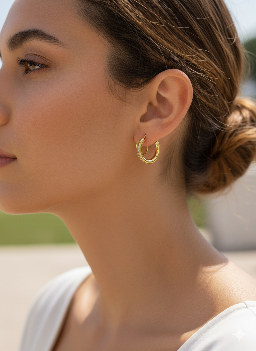 Luminé Twin Hoops