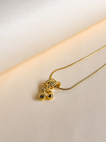 Cherry Charm Pendant Necklace