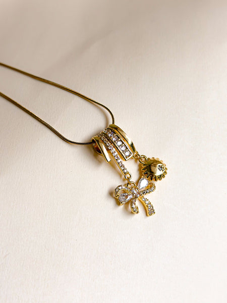 Sunlit Ribbon Necklace