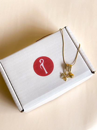 Sunlit Ribbon Necklace