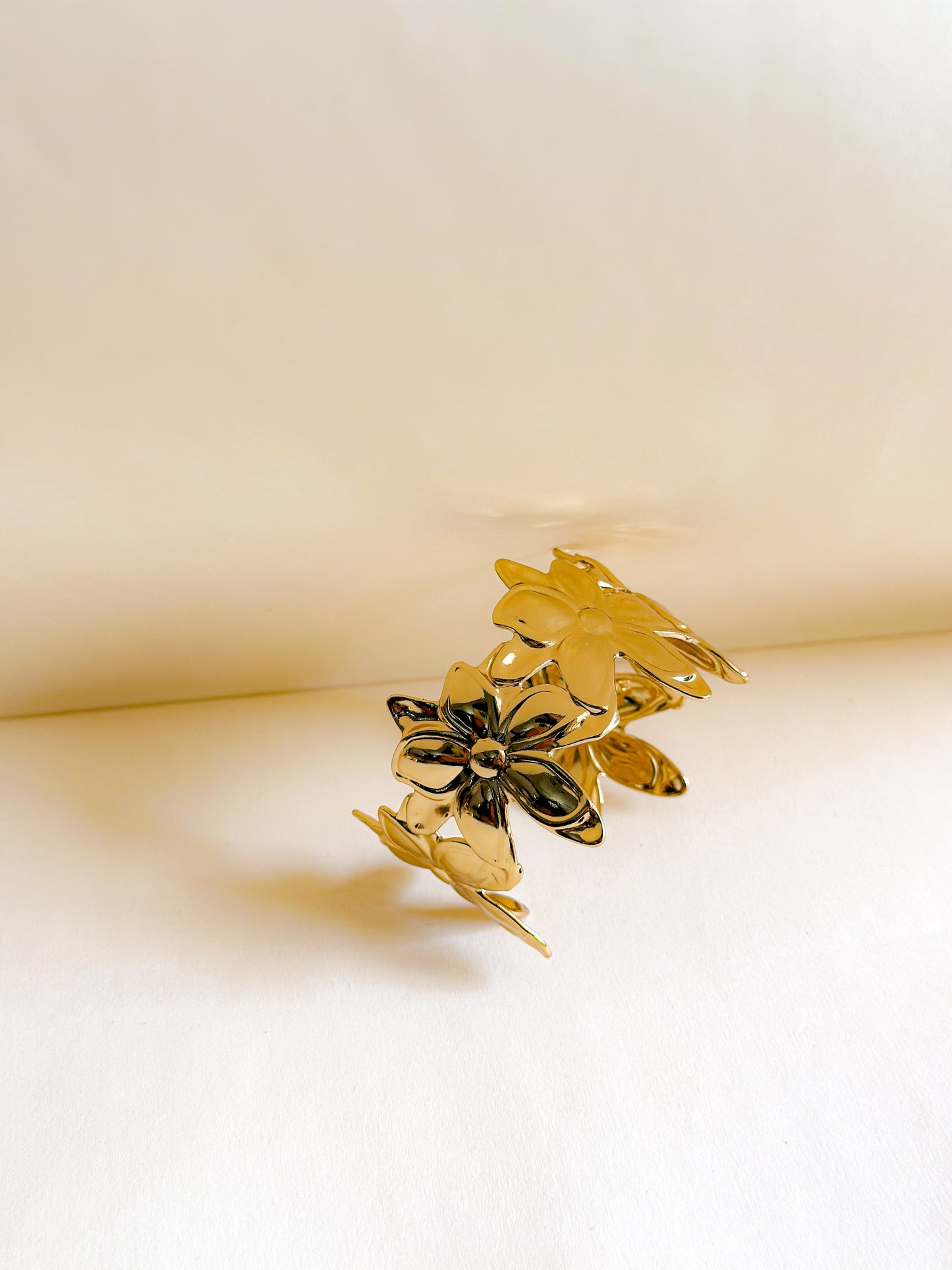Golden Bloom Cuff