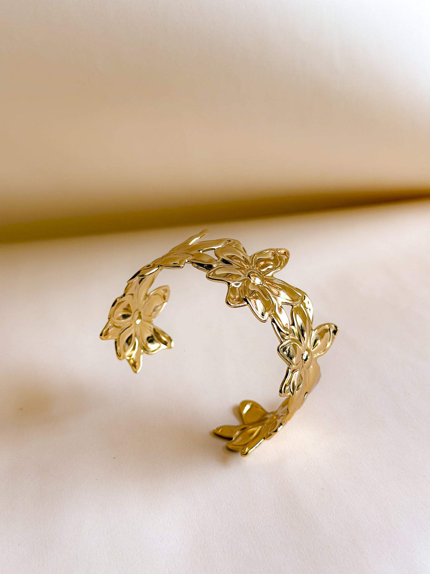 Golden Bloom Cuff