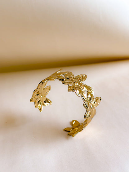Golden Bloom Cuff
