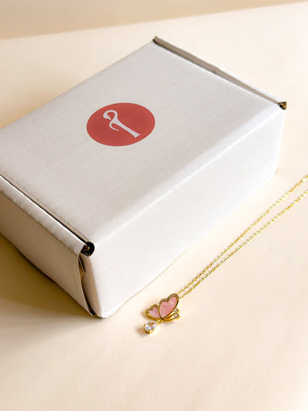 Blushwing Charm Necklace