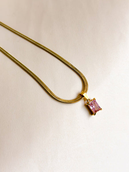 Pink Enigma Necklace