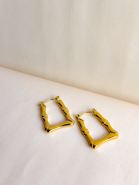 Bamboo Luxe Hoops