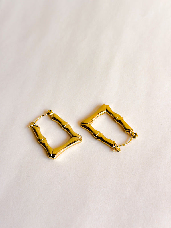 Bamboo Luxe Hoops