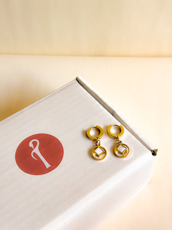 Aurelia Geo Hoops