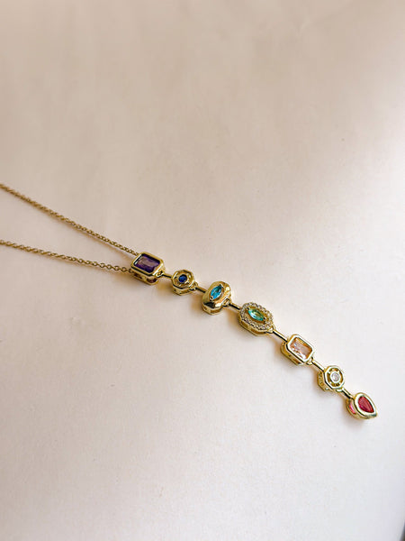 Ethereal Mosaic Pendant Necklace