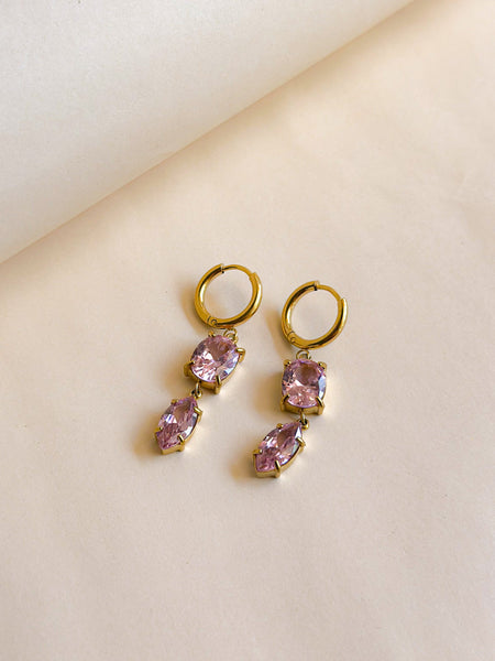 Blush Cascade Earrings