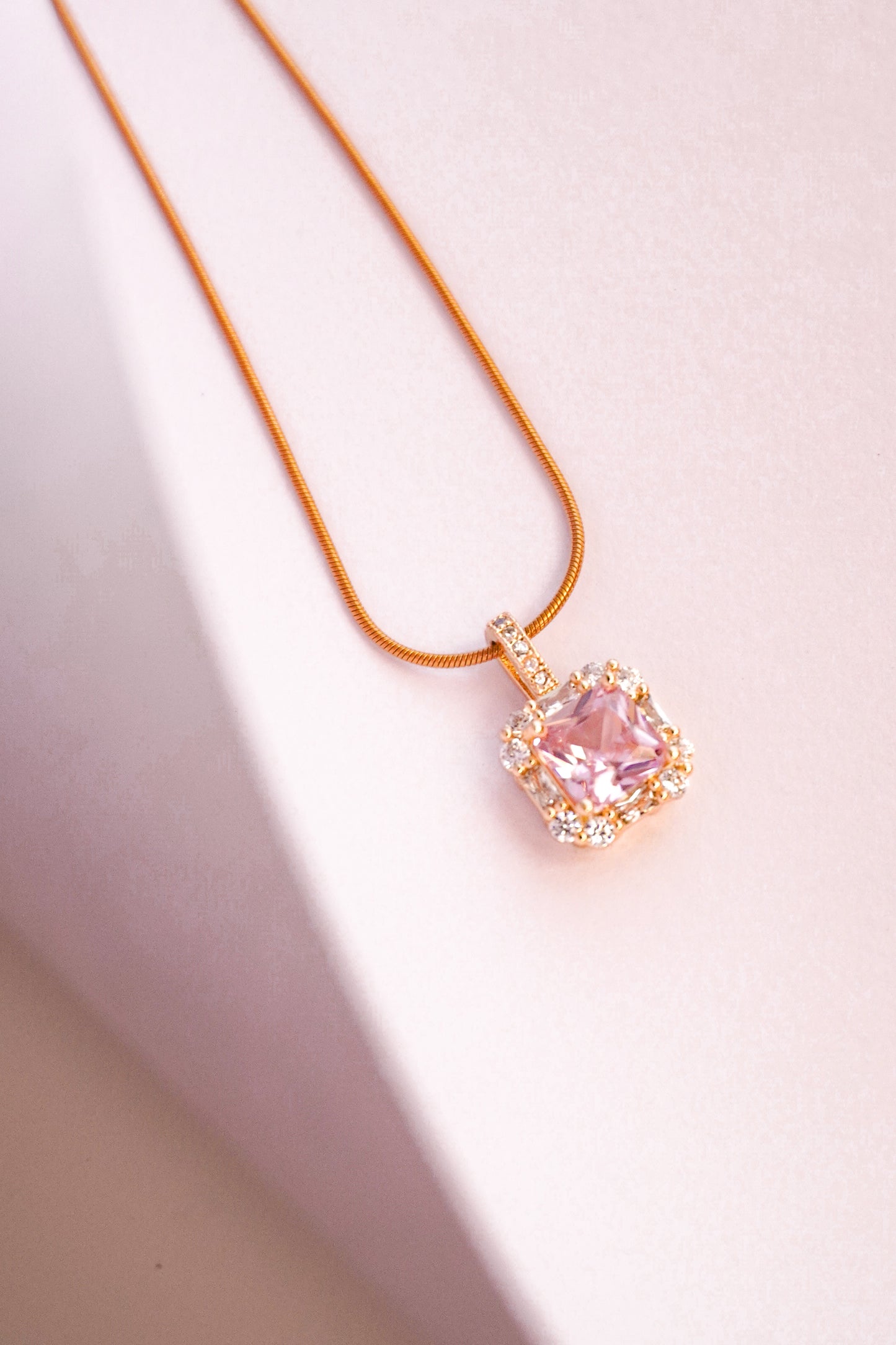 Roselle Pink Necklace