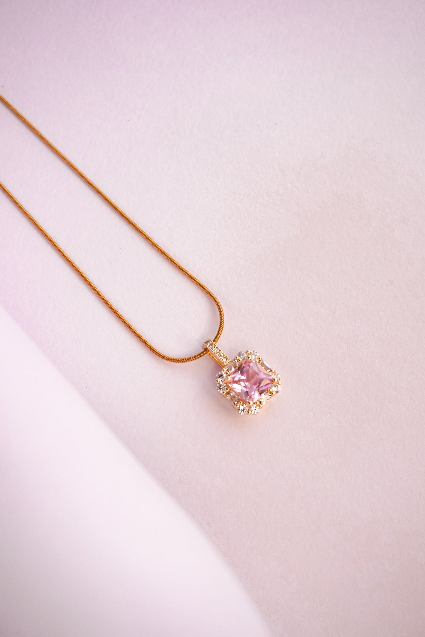 Roselle Pink Necklace
