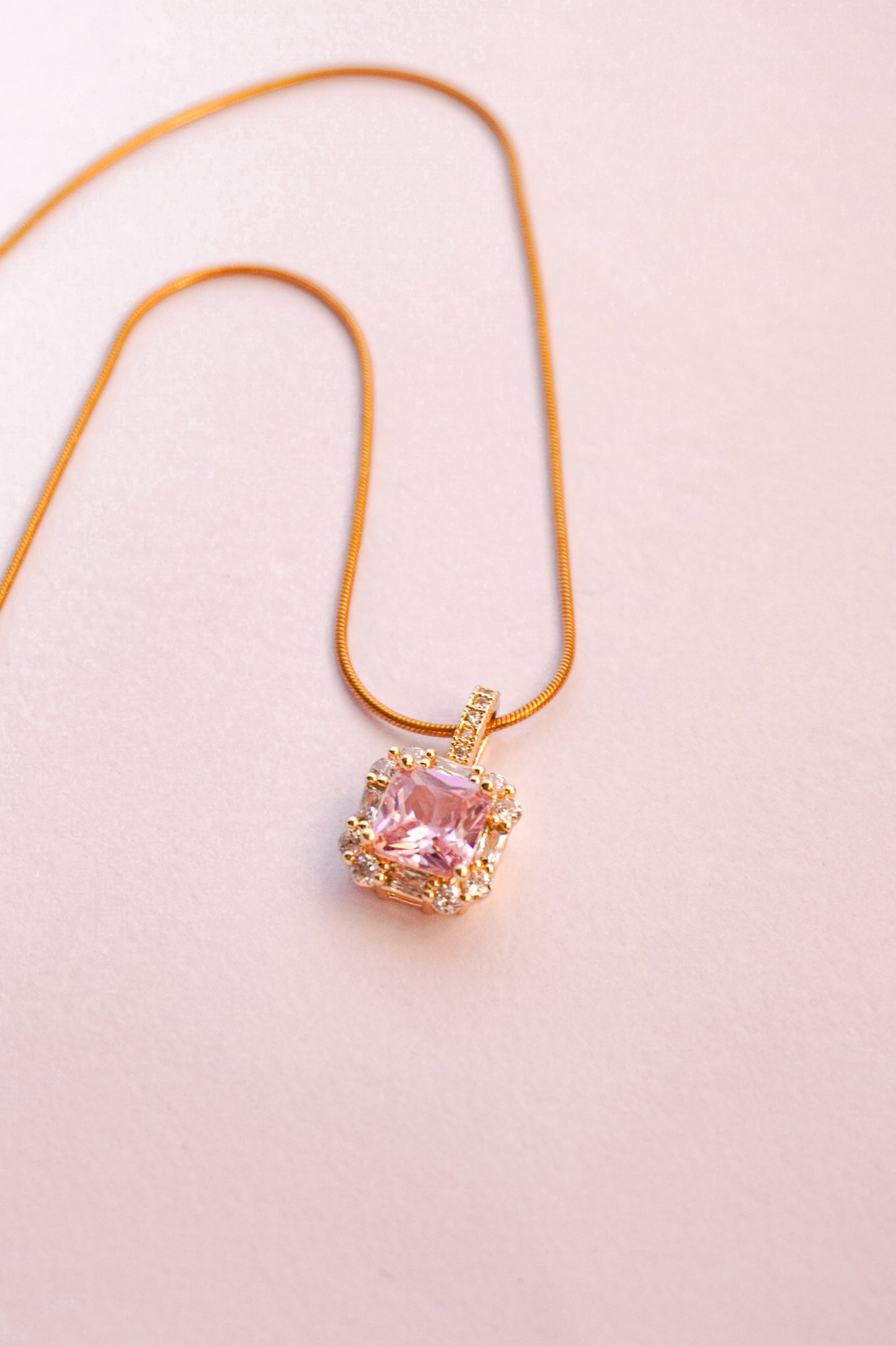 Roselle Pink Necklace