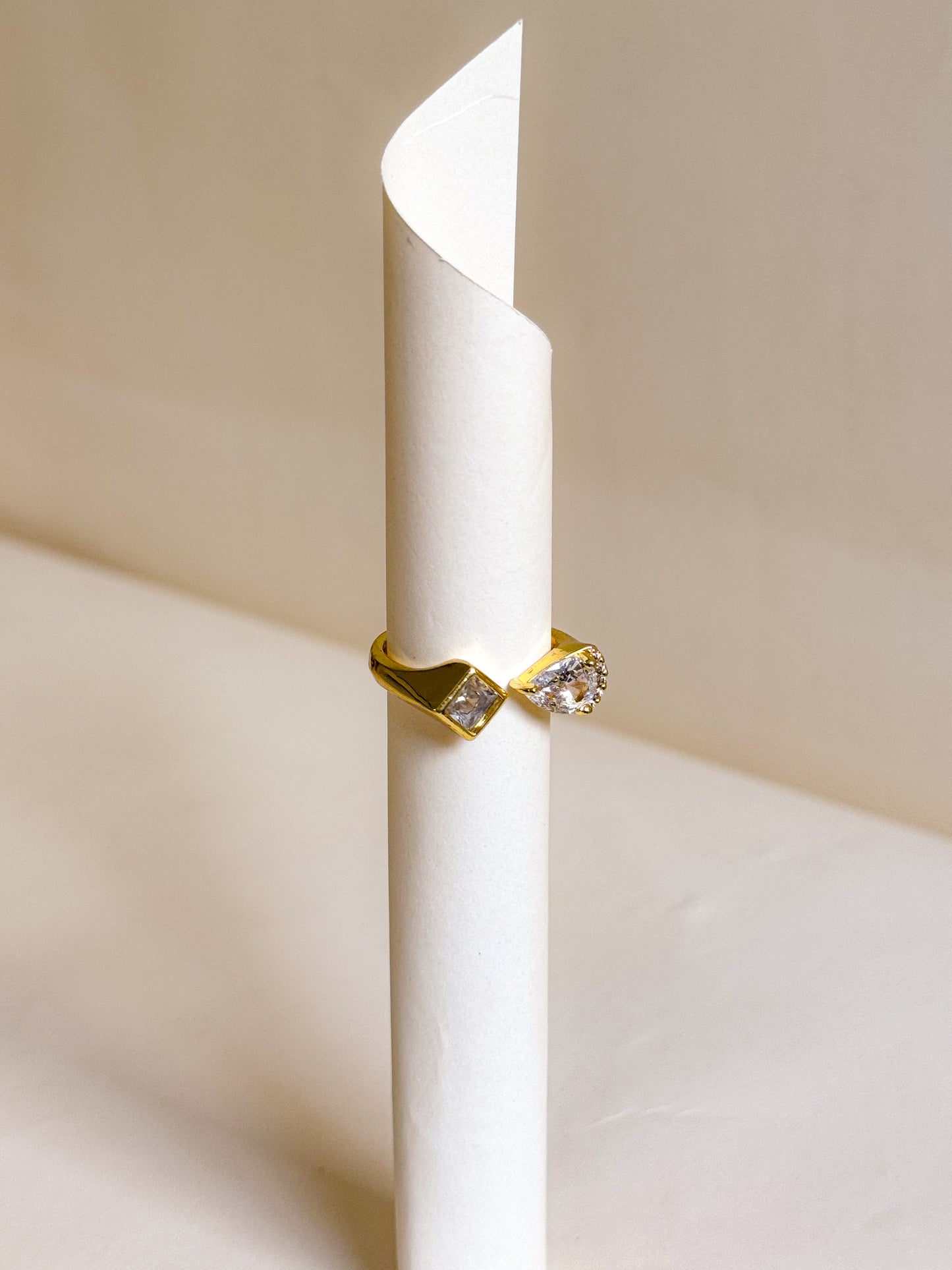 Dual Spark Open Ring
