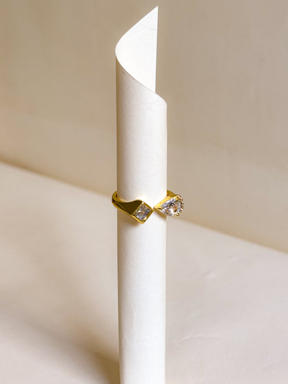 Dual Spark Open Ring