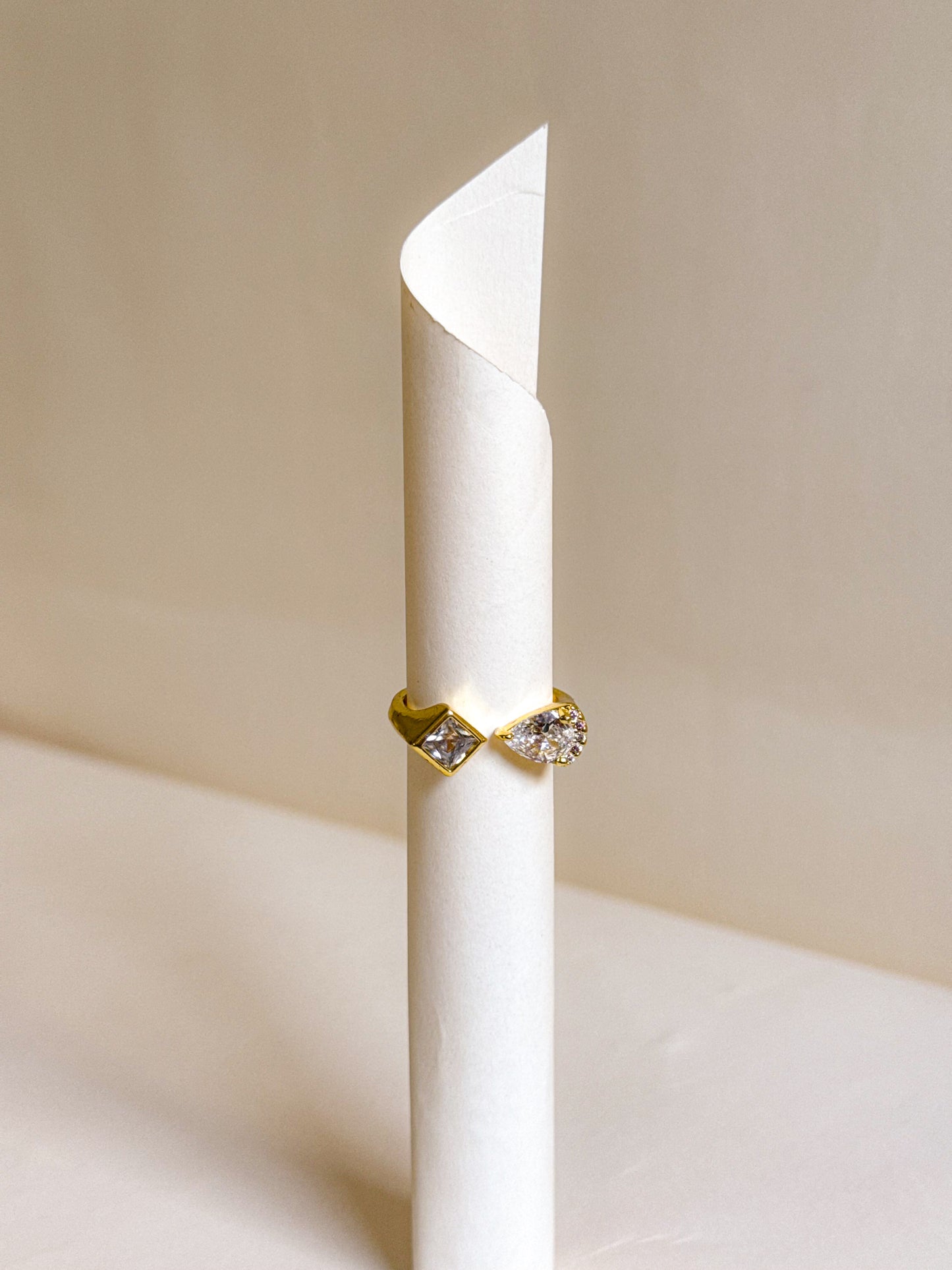 Dual Spark Open Ring