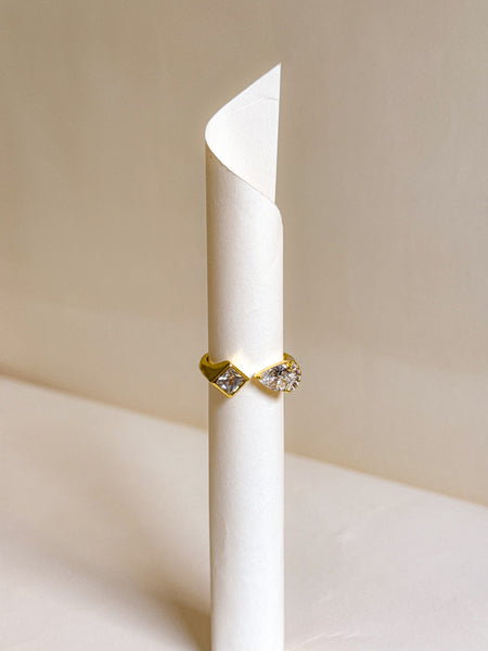 Dual Spark Open Ring