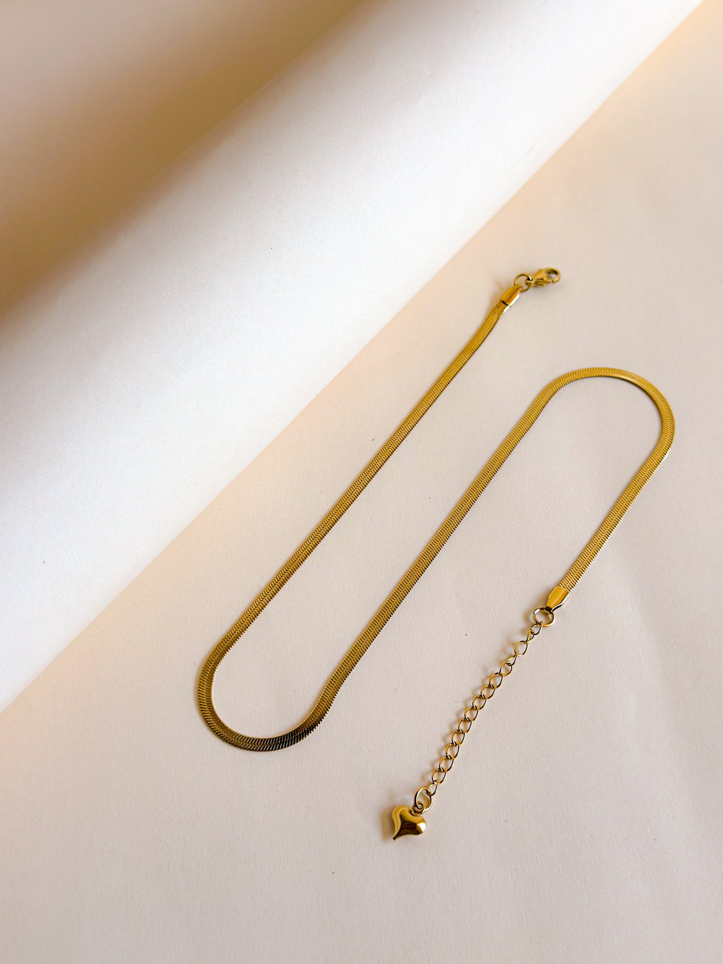 Golden Silk Chain Necklace