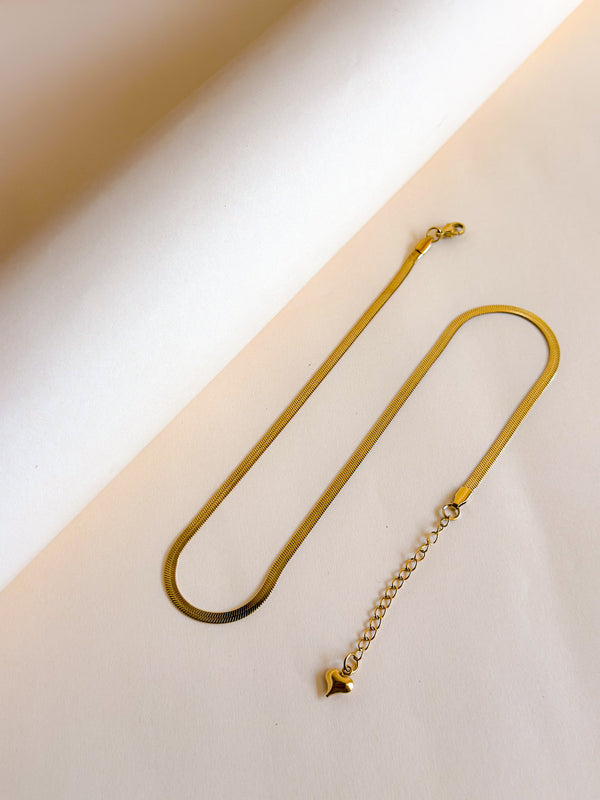 Golden Silk Chain Necklace