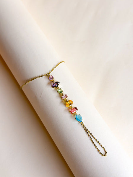 Rainbow Radiance Hand Chain